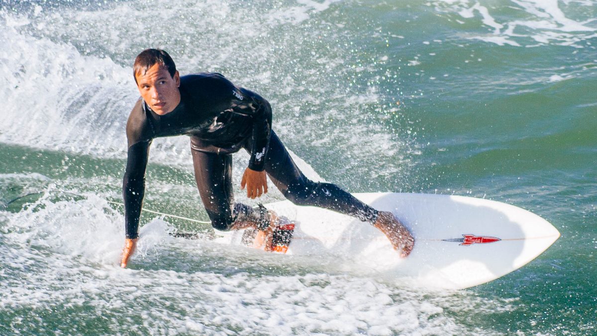 Surf Photography in San Diego : Crystal Pier in Pacific Beach