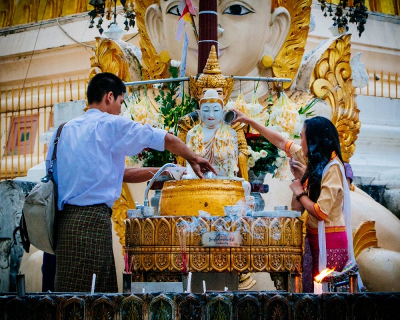 Shwedagon Tuesday corner