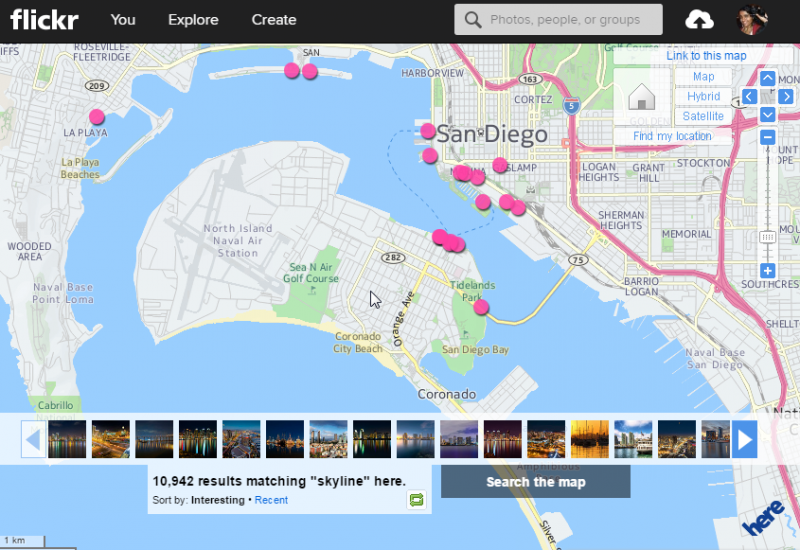 Flickr Map of San Diego