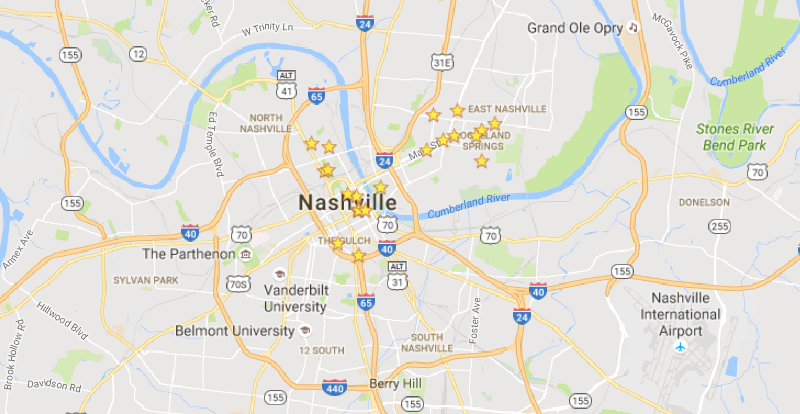 Nashville Photo Locations