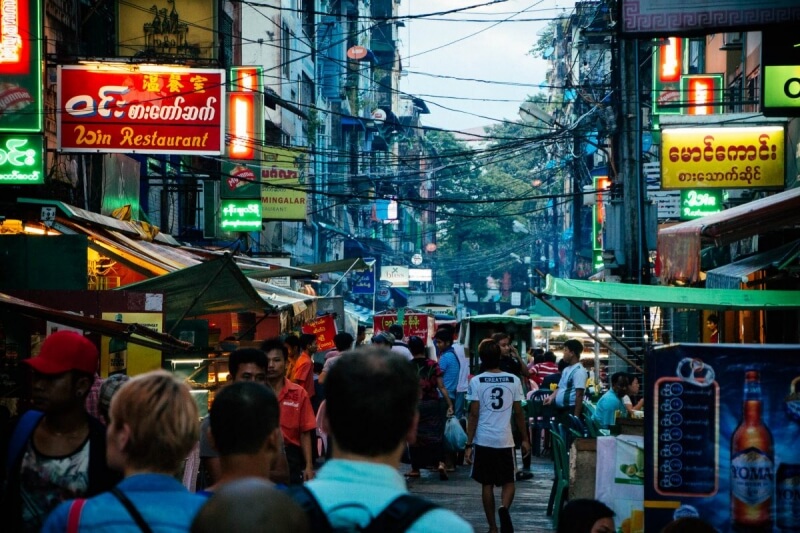 19th Street Yangon Chinatown