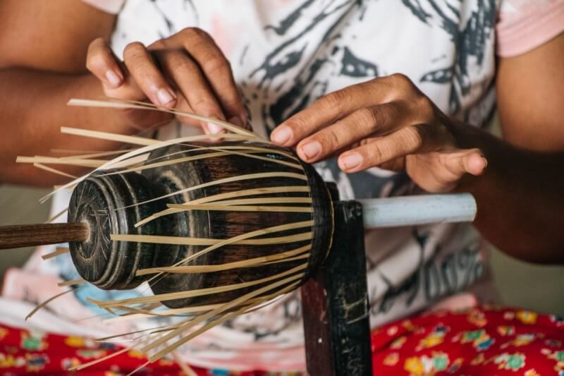 Lacquerware basket