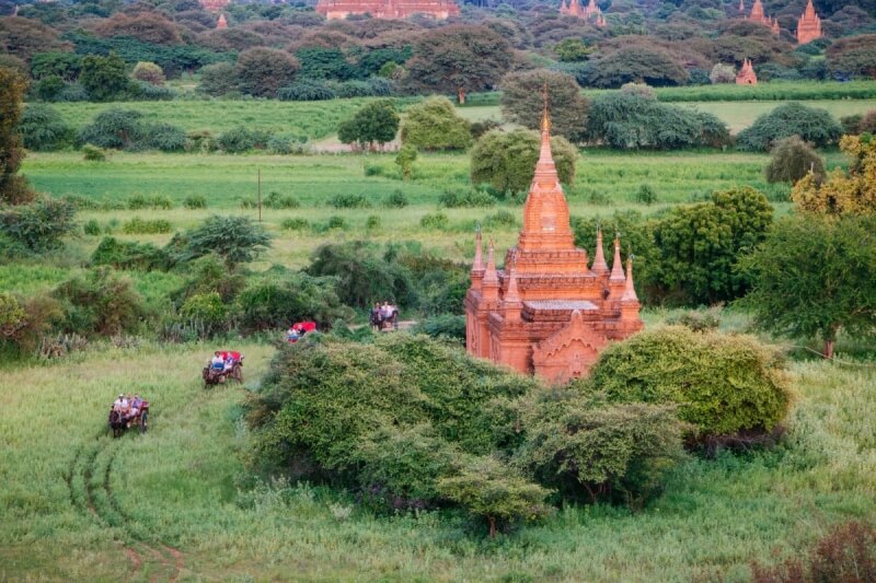 Sunset Pagoda, Myanmar