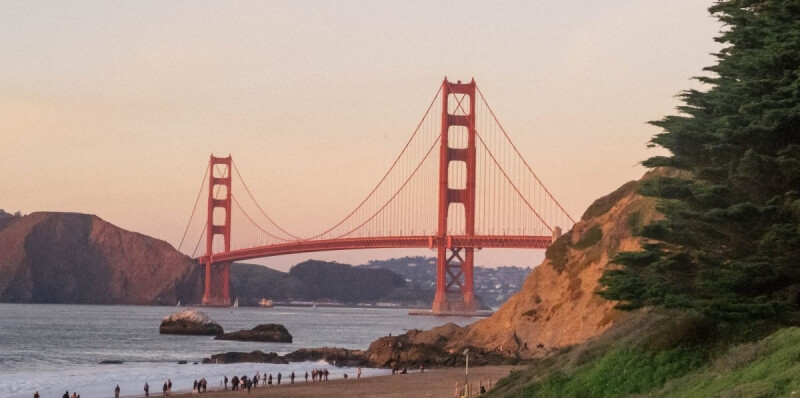 Golden Gate Bridge from Baker Beach