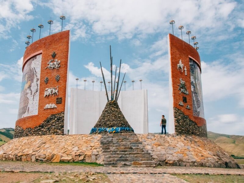 Ovoo Monument of the Mongolia States