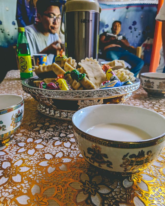 Aarul milk curd snacks with nomad family