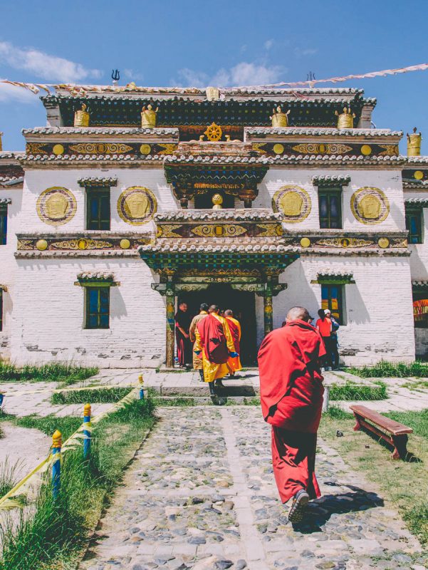 Mongolian buddhist monks