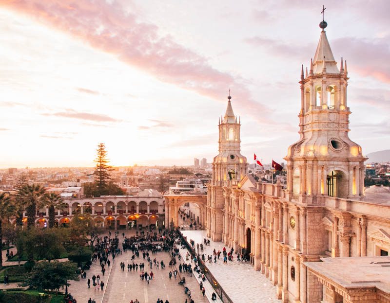 Plaza de Armas in Arequipa